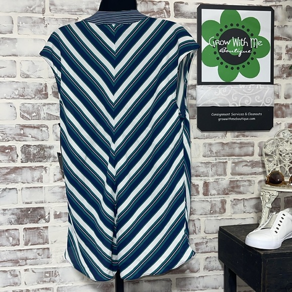 Trouve marks stripe blouse medium - Picture 4 of 5